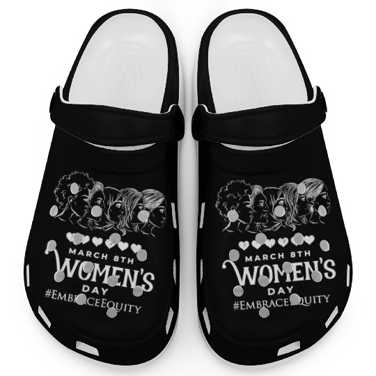International Women's Day Embrace Equity 2023 Clogs