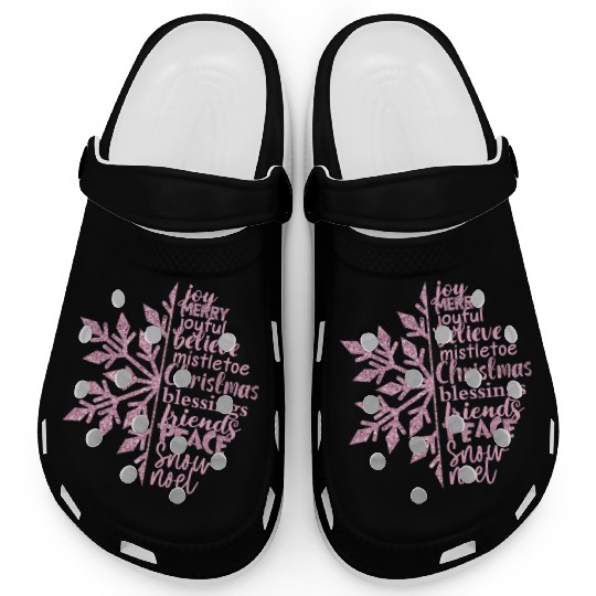 Christmas Snowflake Sublimation Clogs