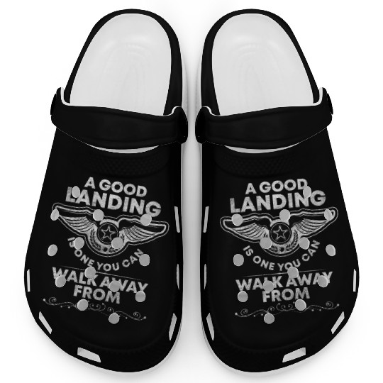 Airplane Work Flight Glider Pilots Clogs
