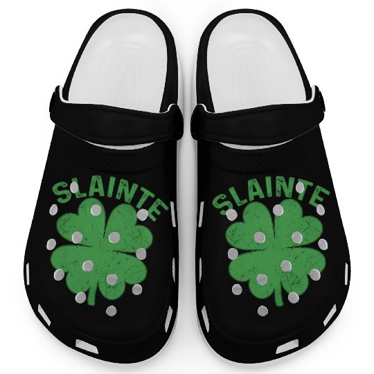 Slainte Beer Drinking Irish St Patricks Day Clogs