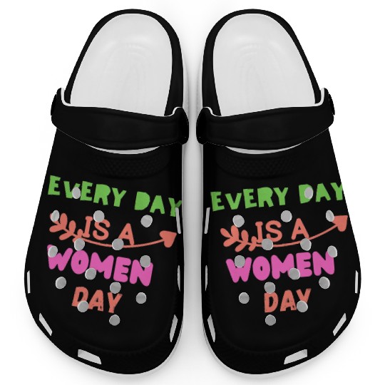 Embrace Equity Happy Women's DaY Clogs