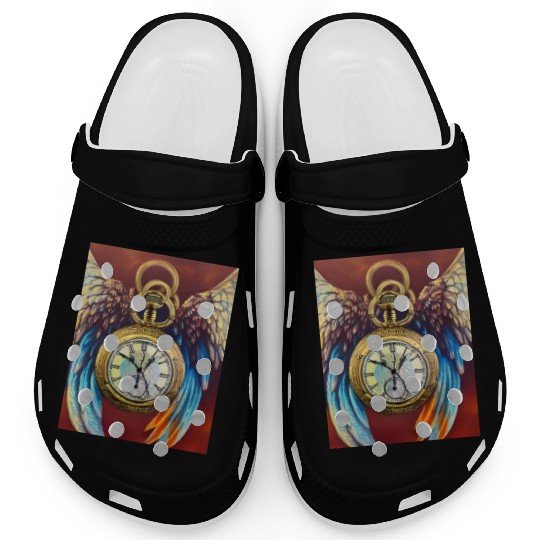 Pocket Watch With Wings Clogs