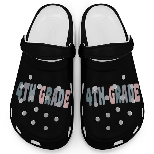 4th Grade Teacher Gift Matching Teacher Squad Clogs