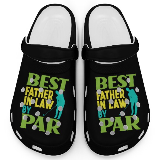 Best Step Dad Father In Law Golf Player Golfer Clogs