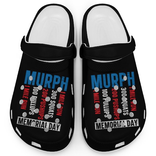 Patriotic Veteran USA Flag American Memorial Day Clogs