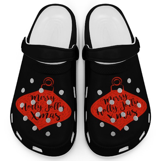 Merry Holly Jolly Xmas Clogs