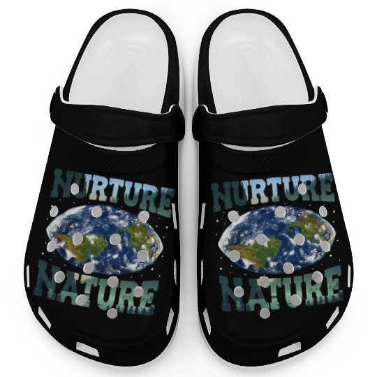 Nurture Nature Advocacy Environmental Awareness Clogs