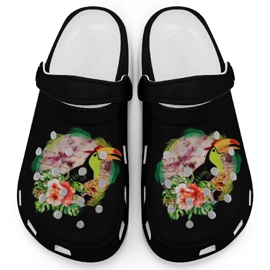 Toucan's Magic - Tropical Bird Witchcraft Clogs
