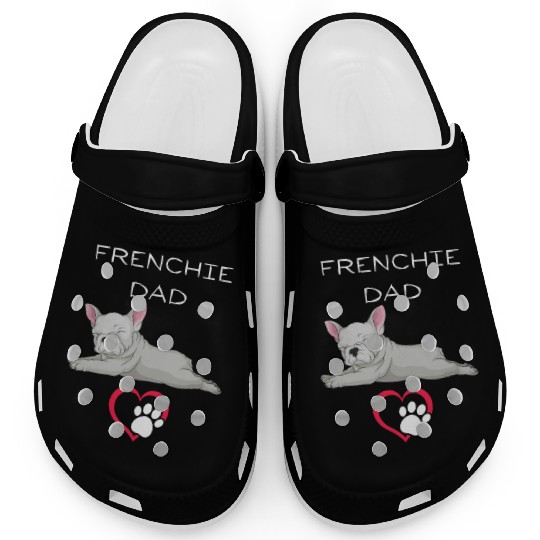 Frenchie Dad Classic Clogs