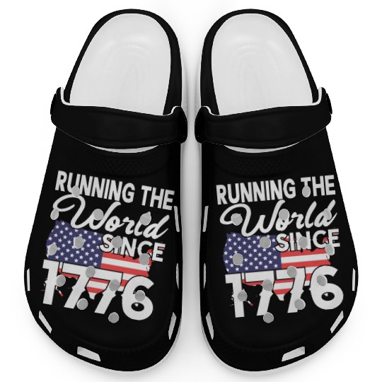 Running The World Since 1776 Clogs