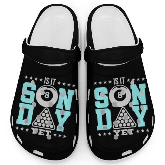 Is It Sunday Yet Apparel For Pool Player Clogs