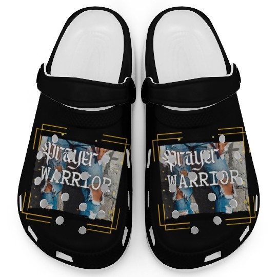 Prayer Warrior - Ripped Jeans Clogs