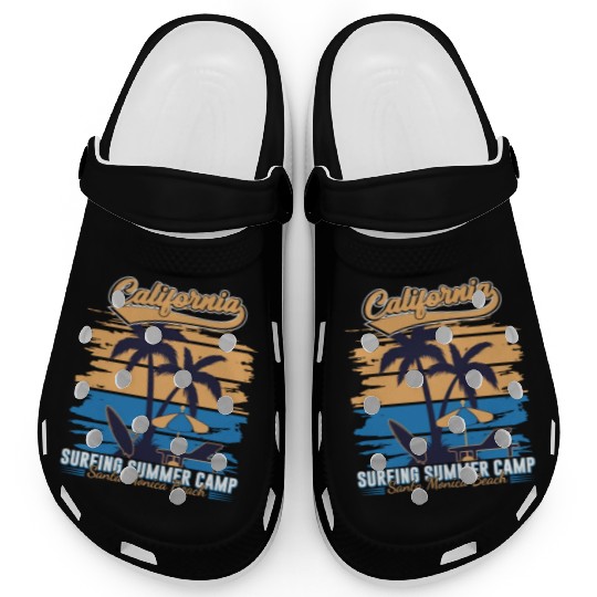 California Surfing Summer Camp Clogs