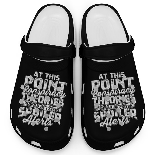 Conspiracy Theorist Theory Science Fiction Clogs