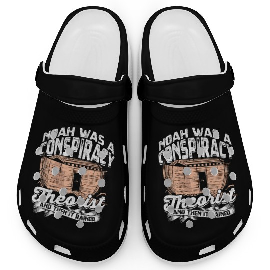 Conspiracy Theorist Theory Science Fiction Clogs