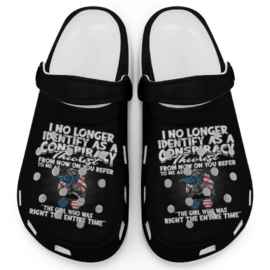 Conspiracy Theorist Theory Science Fiction Clogs
