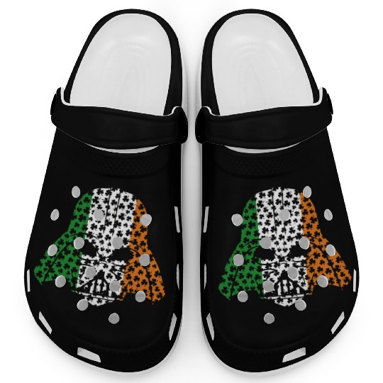 Darth Vader Saint Patricks Day Clogs