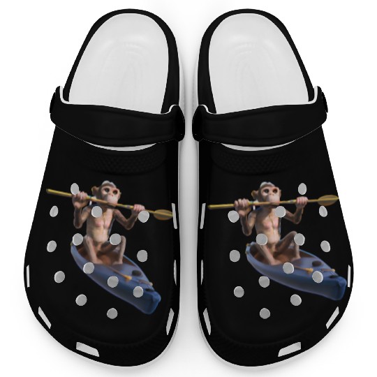 Monkey in a kayak Clogs