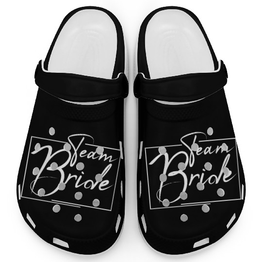 Team Bride bachelorette party Clogs