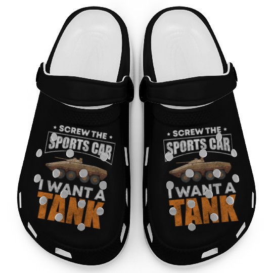 Leopard Combat Combat Vehicle Armed Forces Clogs
