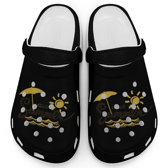 Sun-Kissed Beach: A Summer Day by the Sea Clogs