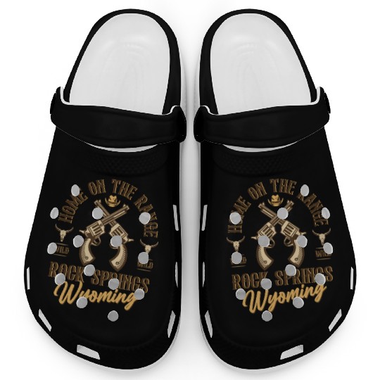RockSprings Wyoming wild west town Clogs