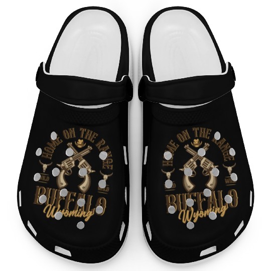 Buffalo Wyoming wild west town Clogs