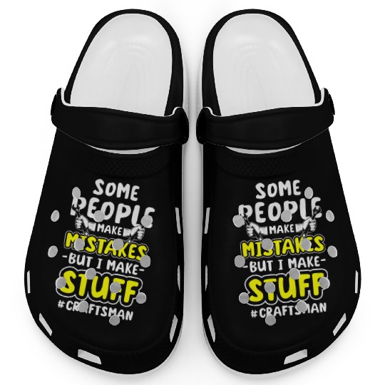Craftsman Handyman Construction Site Humor Clogs
