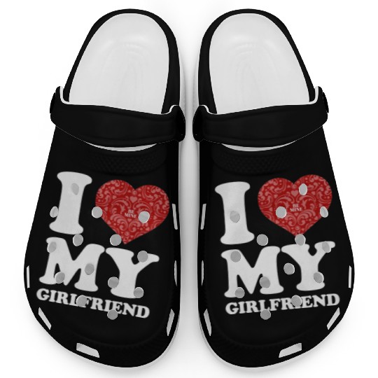 i love my girlfriend Clogs