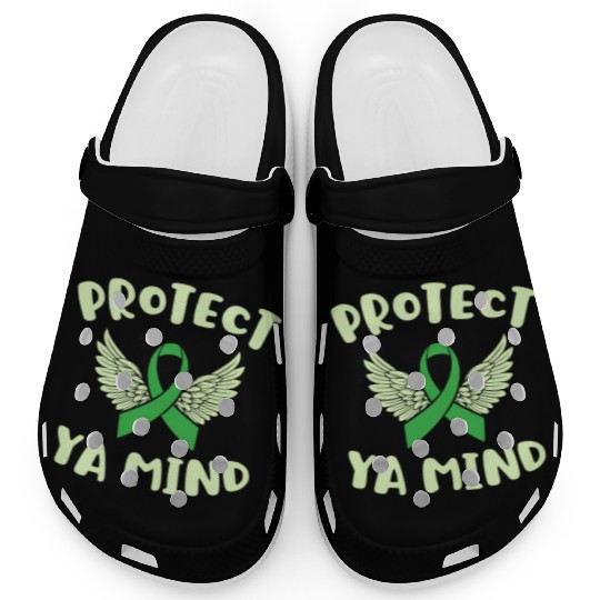 Protect Ya Mind Mental Health Awareness Depression Clogs