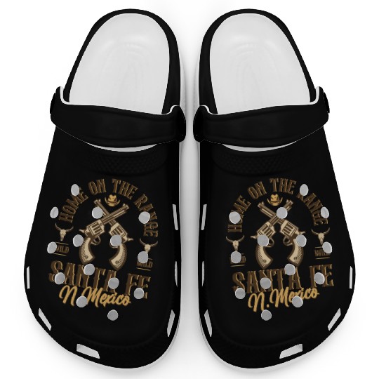 Santa Fe New Mexico wild west town Clogs