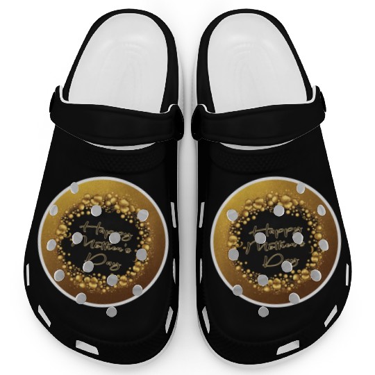 Happy Mother's Day Elegant Gold stickers Clogs