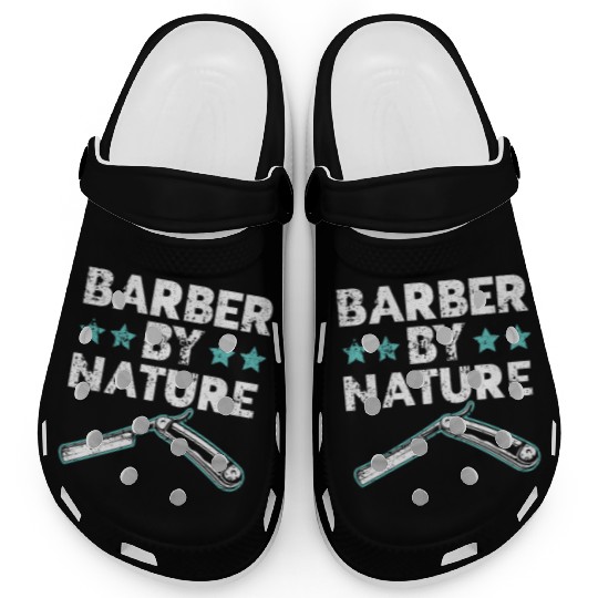 Barber By Nature Haircut Barbershop Hairstylist Clogs
