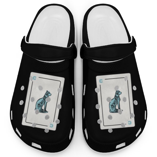 Cat Playing card Cat Lovers Gift Clogs