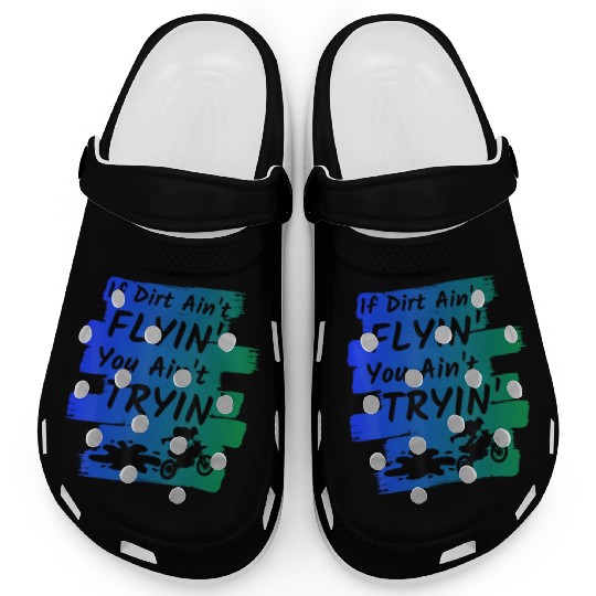 Funny Dirt Bike Gift Supercross Motocross Riders Clogs