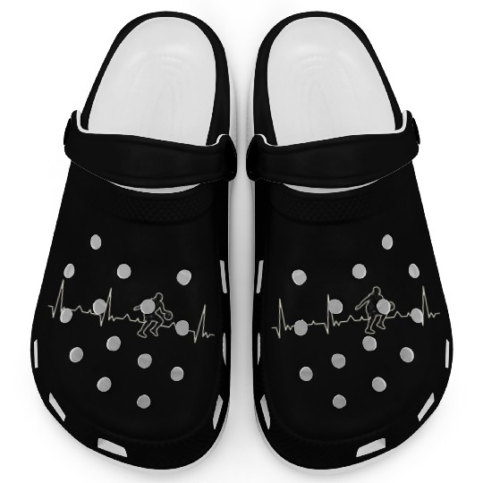 Basketball Dribble Girl. Heart. Love. EKG. Pulse. Clogs