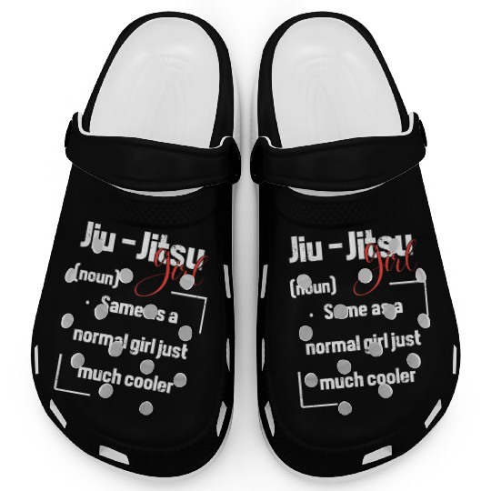 Martial Arts Bjj For Women Funny Jiu Jitsu Girl Clogs