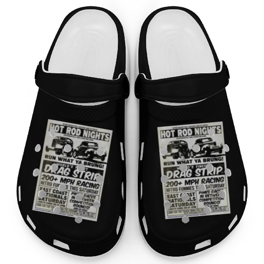 Vintage Hot Rod Classic Drag Racing Poster #9 Clogs