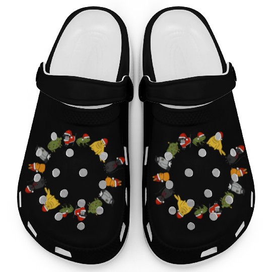 Christmas Holidays Cute Animals Stars Candy Canes Clogs