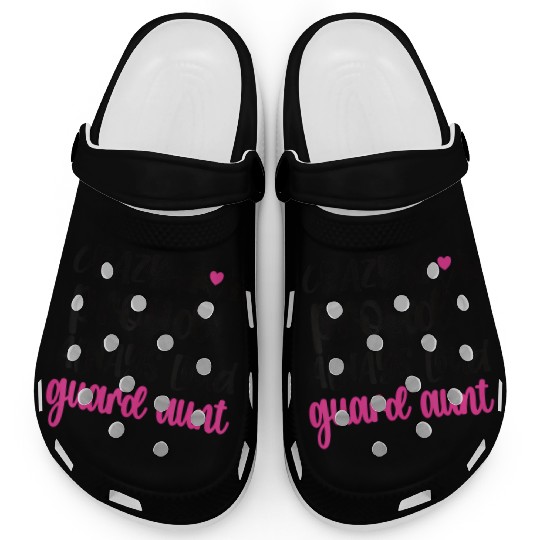 Crazy Proud Always Loud Color Guard Aunt Clogs