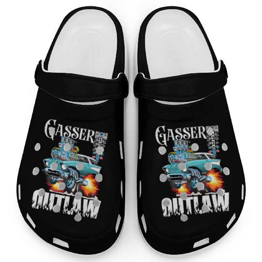 Gasser Outlaw Class Vintage Drag Racing Race Car Clogs