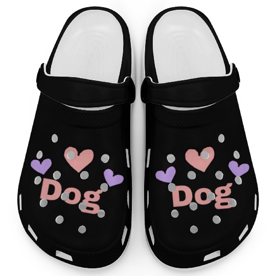 Dog Love, girlfriend, boyfriend Clogs
