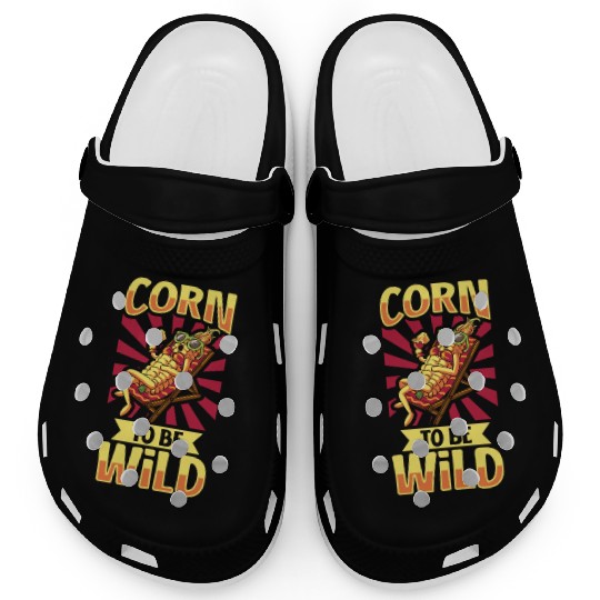 Corn Farmer Funny Farming Tractor Country Life Clogs