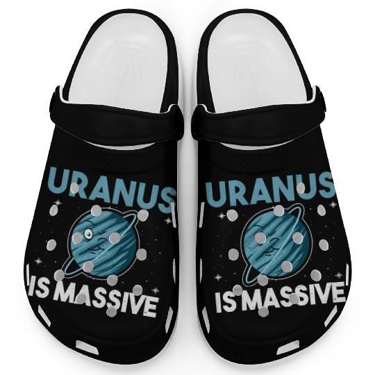 Funny Uranus Planet Space Lover Clogs
