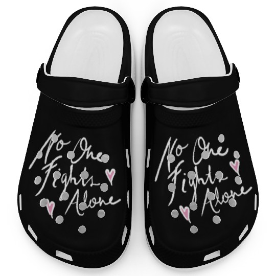 no one fights alone Clogs