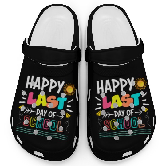 Happy Last Day Of School Student Graduation Clogs