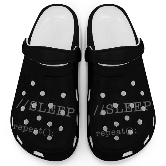 Computer Science Python Programmer Eat Code Sleep Clogs