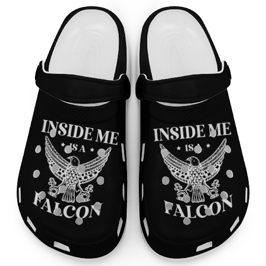 Inside Me Is A Falcon Bird Owner Falconry Clogs