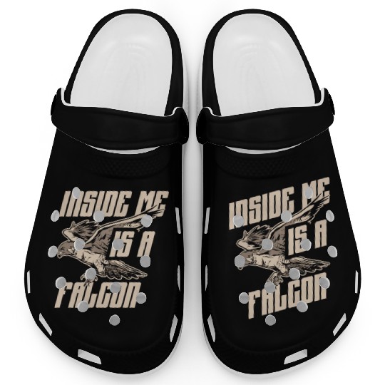 Inside Me Is A Falcon Bird Owner Falconry Clogs