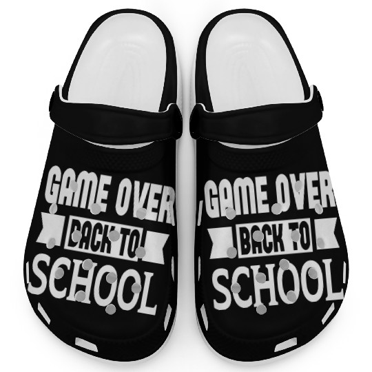 Game Over Back To School Clogs